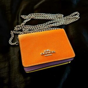 Small coach wallet/crossbody